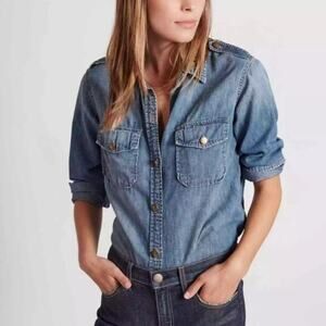 CURRENT/ELLIOT Denim Shirt, Sz 1